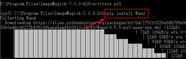 pip install Wand