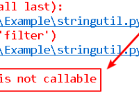 TypeError str object is not callable