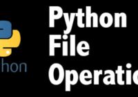 python file operation
