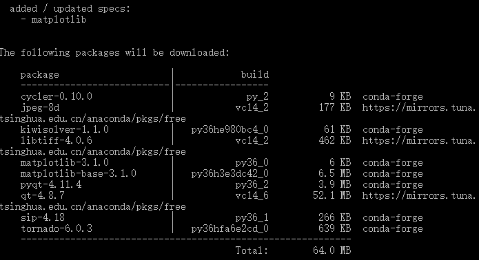 python conda install opencv