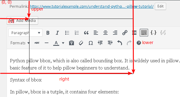 python pillow bbox feature