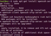 ubuntu install openssh-server example