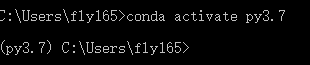 conda activate command works ok