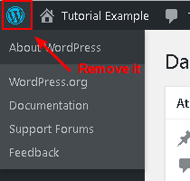 Remove WordPress Logo from Admin Dashboard