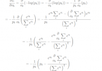 the gradient of cross entropy loss