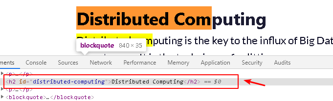 display article table of contents in bing search result page example three