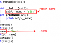 class variable name in python variable properties