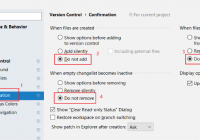 IDEA Version Control Confirmation