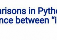 The Difference Between Python is and == Operation: A Beginner Introduction