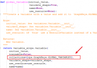 tensorflow create a global variable