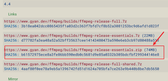 download ffmpeg