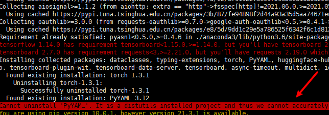 Fix Cannot uninstall 'PyYAML'. It is a distutils installed project When Using Pip Install - Python Tutorial