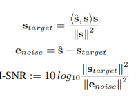 SI-SNR definition