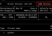 Check the current cuda version installed