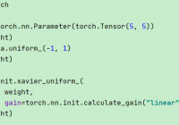 Initialize torch.nn.Parameter Variable in PyTorch - PyTorch Tutorial