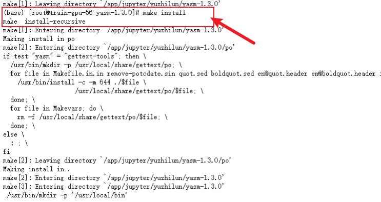 step guide to install yasm