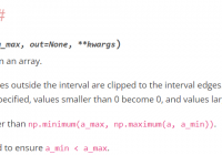numpy.clip(): Limit NumPy Array in [min, max] - NumPy Tutorial