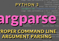 Python ArgumentParser: Create and Parse Command Line Arguments - Python Tutorial