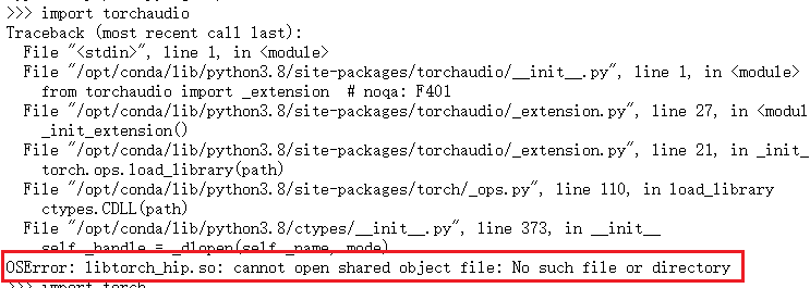 Fix OSError libtorch_hip.so cannot open shared object file No such file or directory