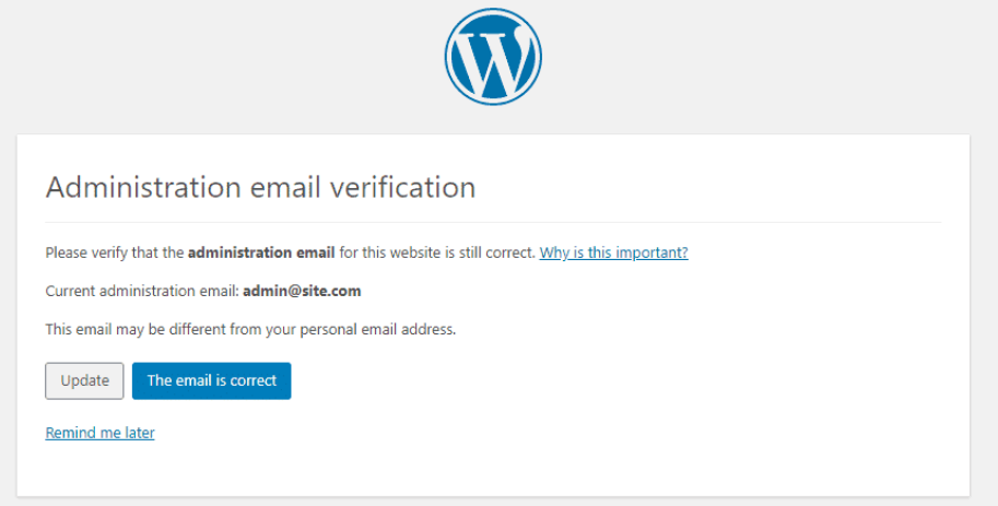Disable WordPress Admin Email Verification When Login