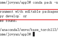 Fix CondaPackError: Cannot pack an environment with editable packages - Python Tutorial