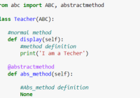 Fix Python TypeError: Can't instantiate abstract class - Python Tutorial